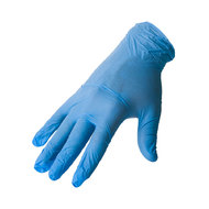 Rękawiczki NITRYLOWE niebieskie    M  