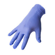 Rękawiczki NITRYLOWE  niebieskie     M